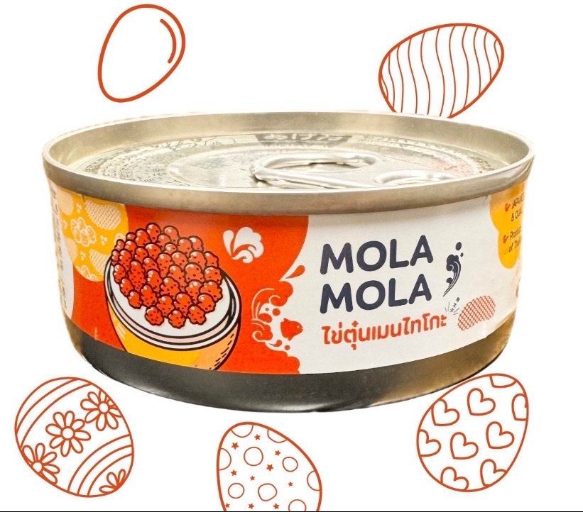 MolaMola โมลาโมล่าไข่ตุ๋นซอสไข่ปลา Mentaiko กระป๋อง