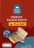 หนังปลาแซลมอนทอดอบกรอบยี่ห้อ  SunFish ซันฟิช รส Pla Zap
