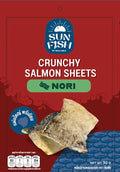 หนังปลาแซลมอนทอดอบกรอบยี่ห้อ  SunFish ซันฟิช รส Nori