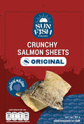 หนังปลาแซลมอนทอดอบกรอบยี่ห้อ  SunFish ซันฟิช รส Original